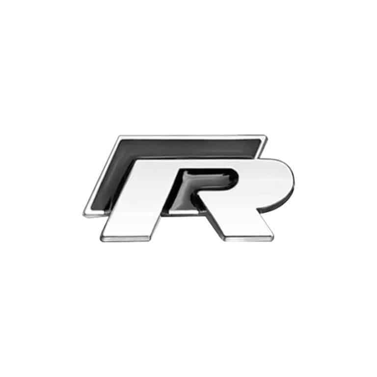 Autocollant R Noir