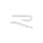 Autocollant R voiture Argent