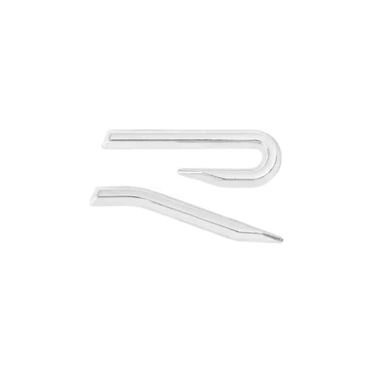 Autocollant R voiture Argent