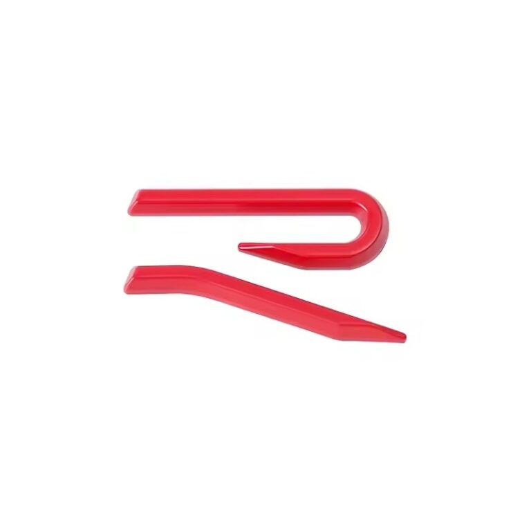 Autocollant R voiture Rouge