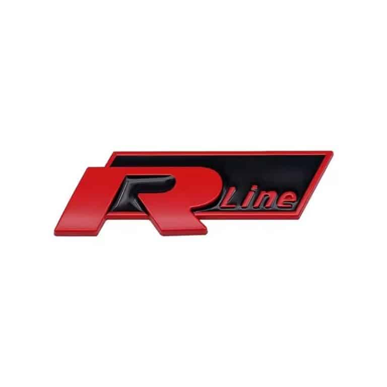 Autocollant Rline Rouge/ Noir