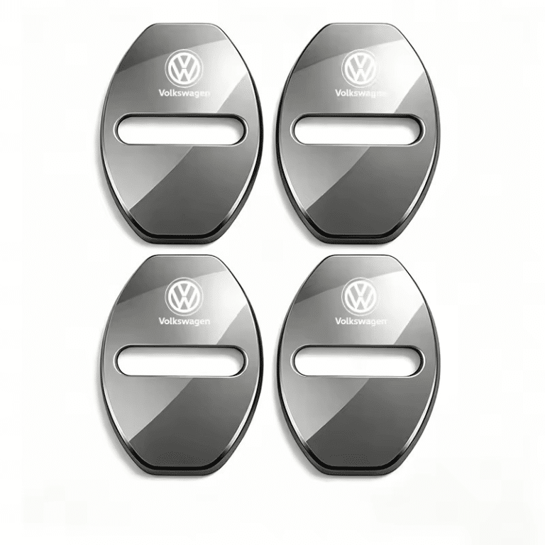 Cache serrure porte voiture VW Argent