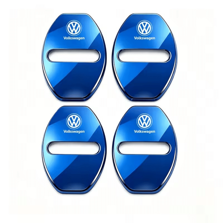 Cache serrure porte voiture VW Bleu