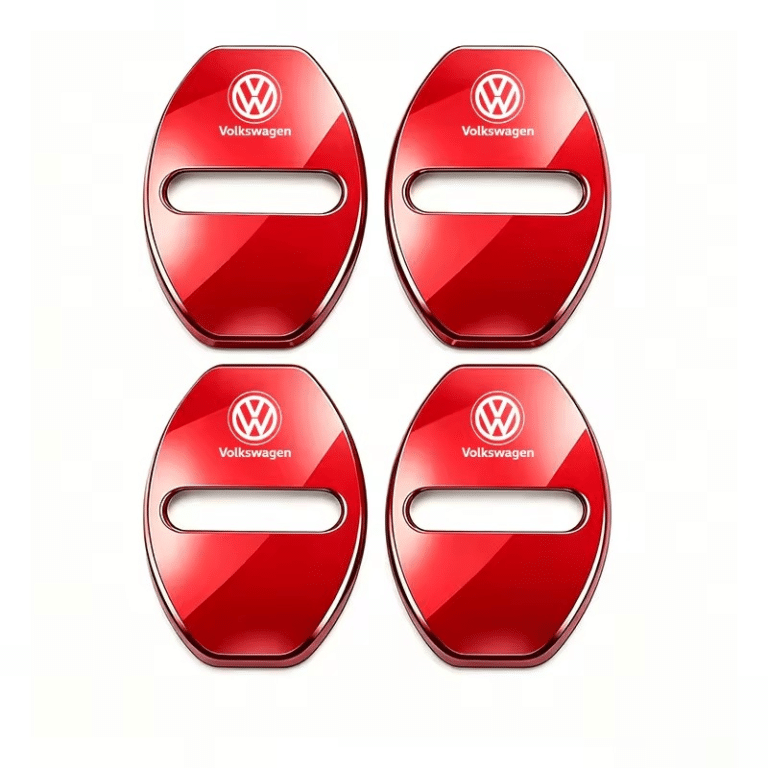 Cache serrure porte voiture VW Rouge