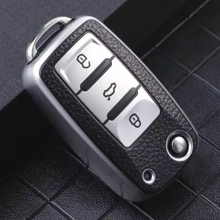 Etui cuir pour clé VW