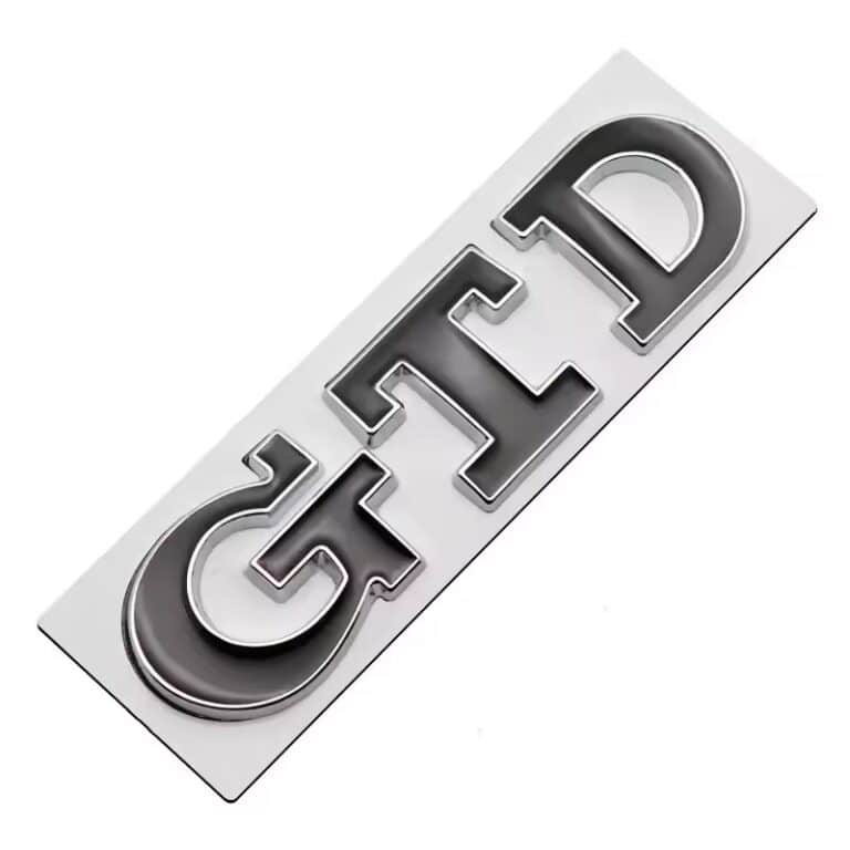 Logo GTD Argent/Noir