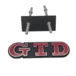 Logo GTD Rouge/Argenté