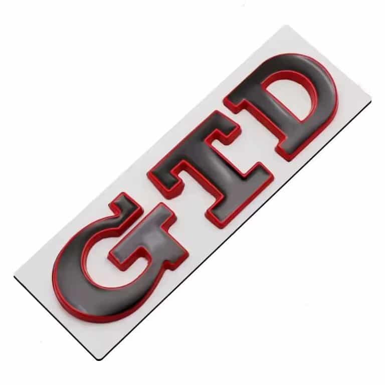 Logo GTD Rouge/Noir