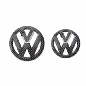 Logo VW Carbone avant + arrière