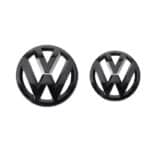 Logo VW Noir avant + arrière
