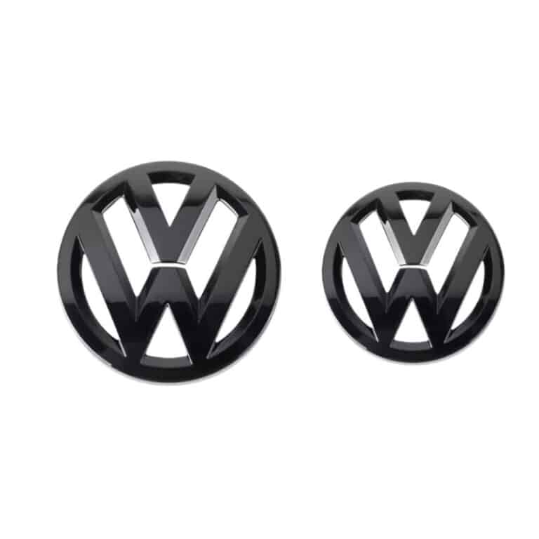 Logo VW Noir avant + arrière
