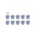 Logo VW clé Bleu 10p