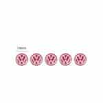 Logo VW clé Rouge 5p
