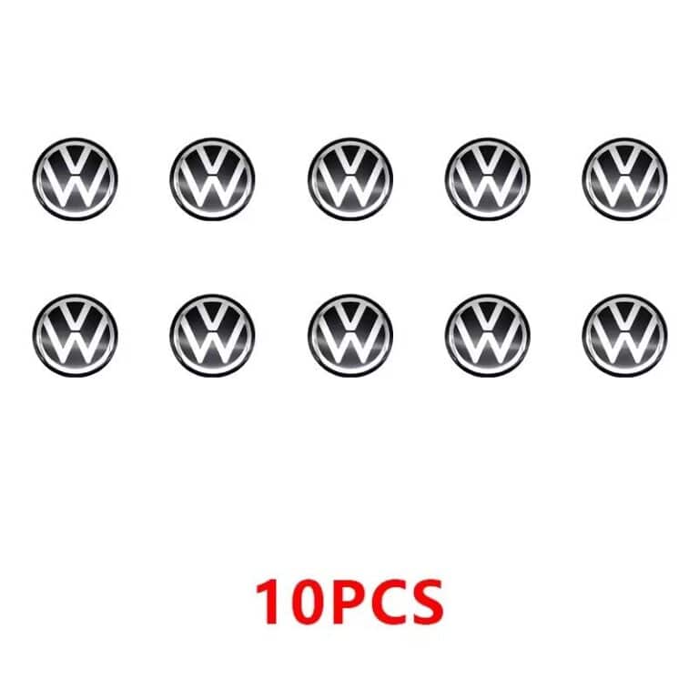 Logo clé volkswagen 11mm- 10 pièces