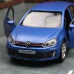 Miniature Golf GTI bleu