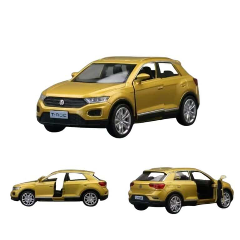 Miniature Volkswagen T-Roc Doré