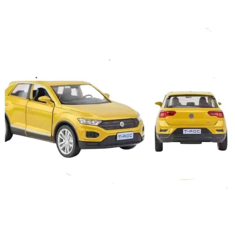 Miniature Volkswagen T-Roc Doré