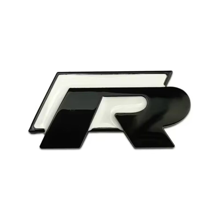Logo VW R Blanc et Noir