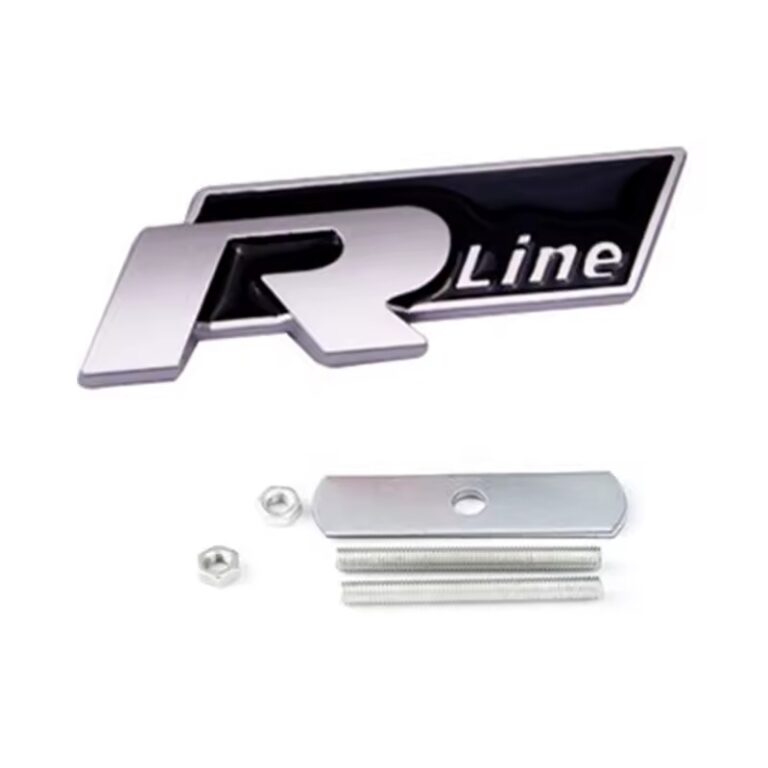 Logo r line calandre tiguan noir mat