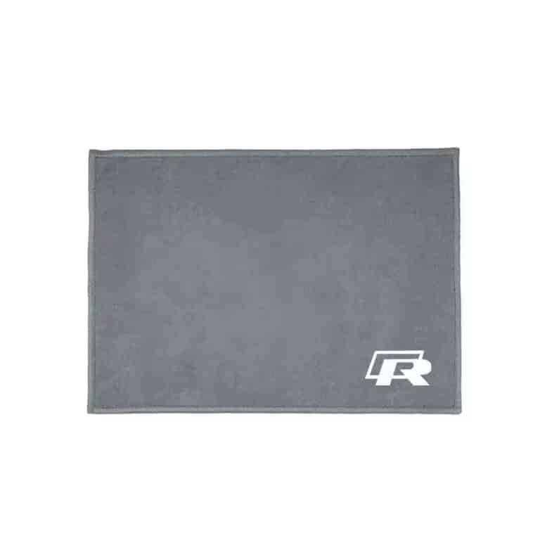 Serviette microfibre voiture R Gris