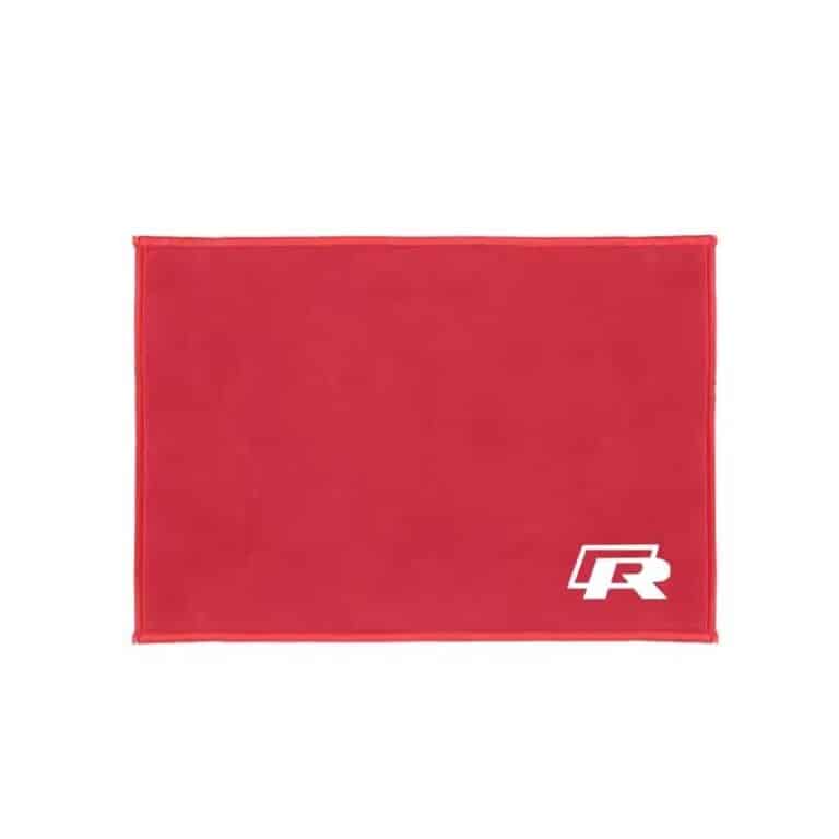 Serviette microfibre voiture R Rouge