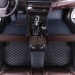 Tapis Golf Bleu Noir