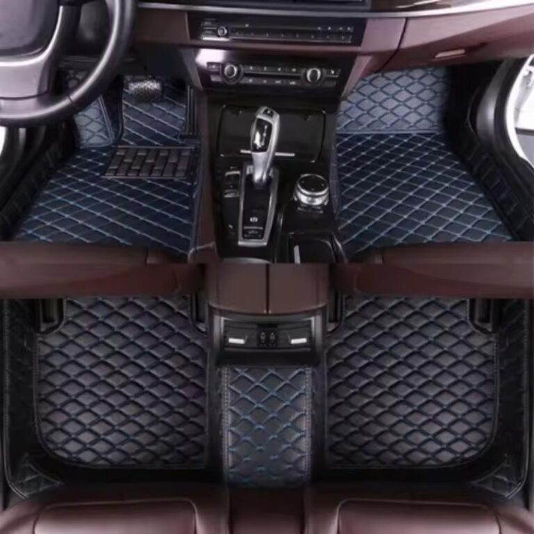 Tapis Golf Bleu Noir