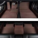 Tapis Golf rayures Marron