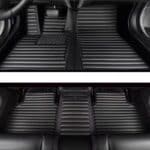 Tapis Golf rayures Noir