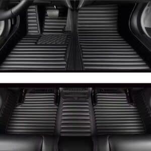 Tapis Golf rayures Noir