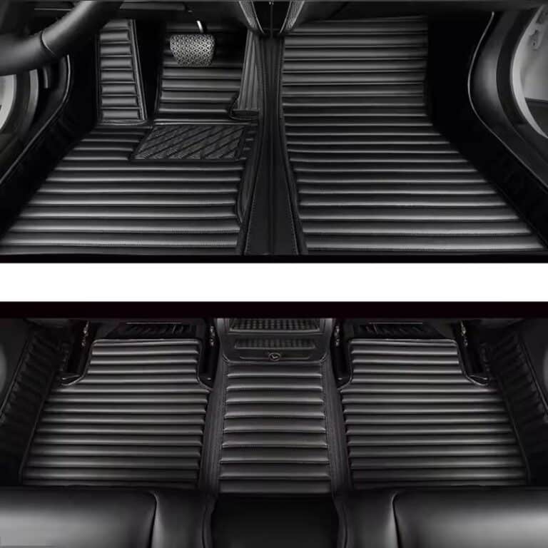 Tapis Golf rayures Noir