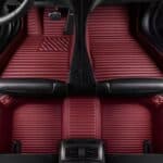 Tapis Golf rayures Rouge