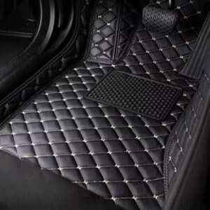 Tapis Golf Blanc Noir avant