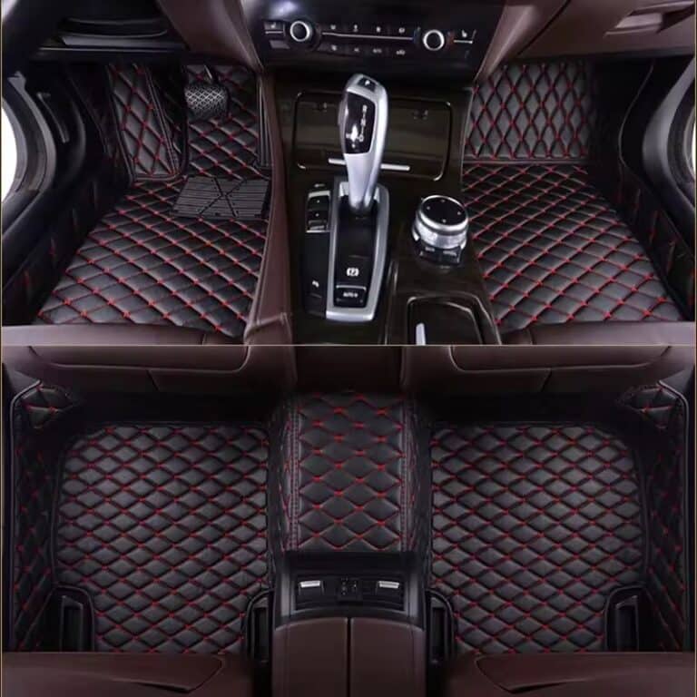 Tapis Golf Rouge Noir