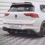 Diffuseur arrière Golf 8 Noir