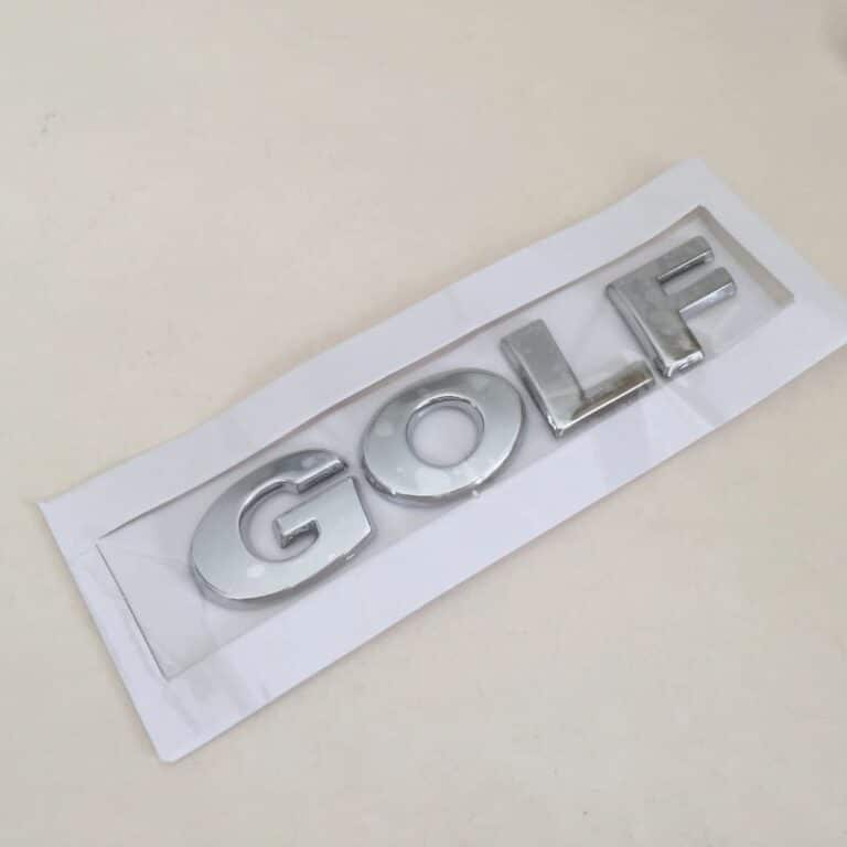 Golf VW logo Argent brillant
