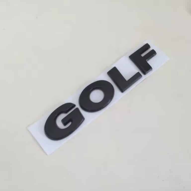 Golf VW logo NOIR