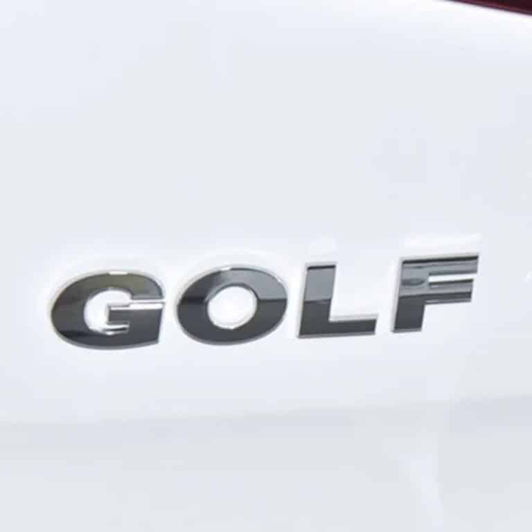 Golf VW logo voiture