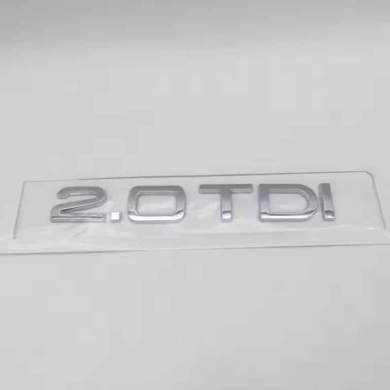 Logo 2.0 TDI argenté