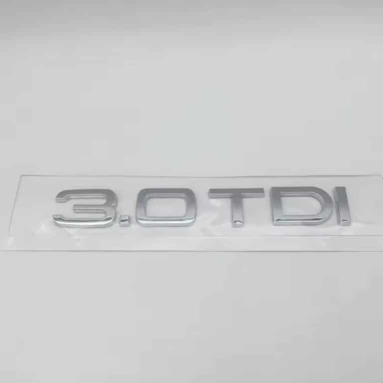 Logo 3.0 TDI argent
