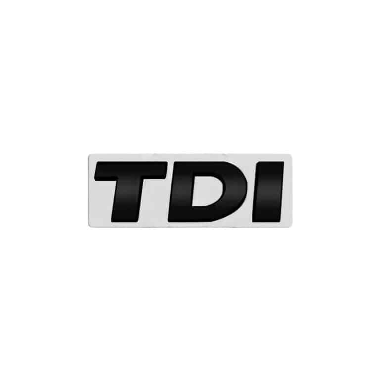 Logo TDI VW Noir