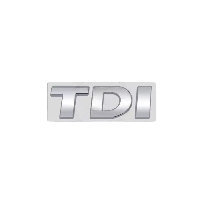 Logo TDI VW argent