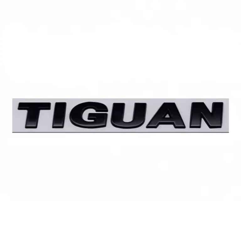 Logo Tiguan Noir Noir autocollant