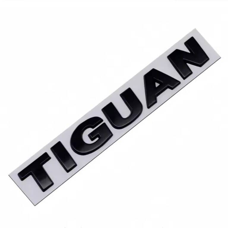 Logo Tiguan Noir brillant