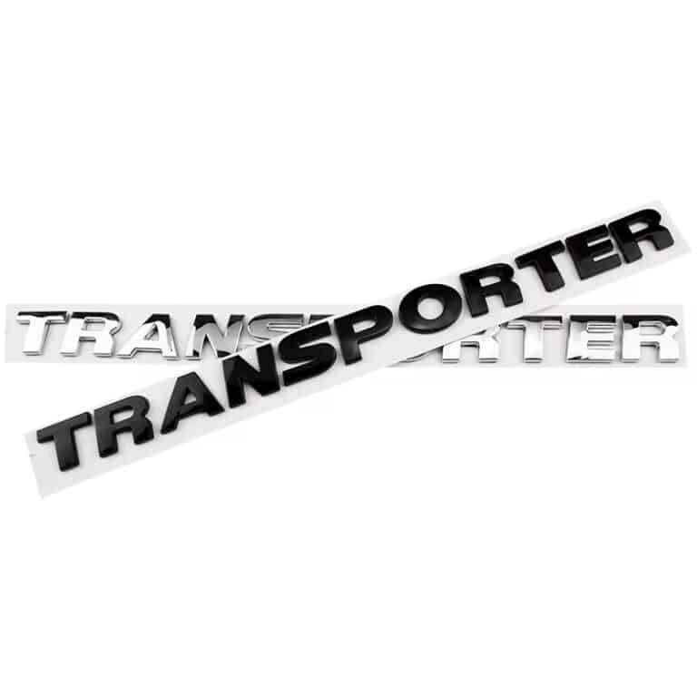 Logo Transporter VW Noir et argent