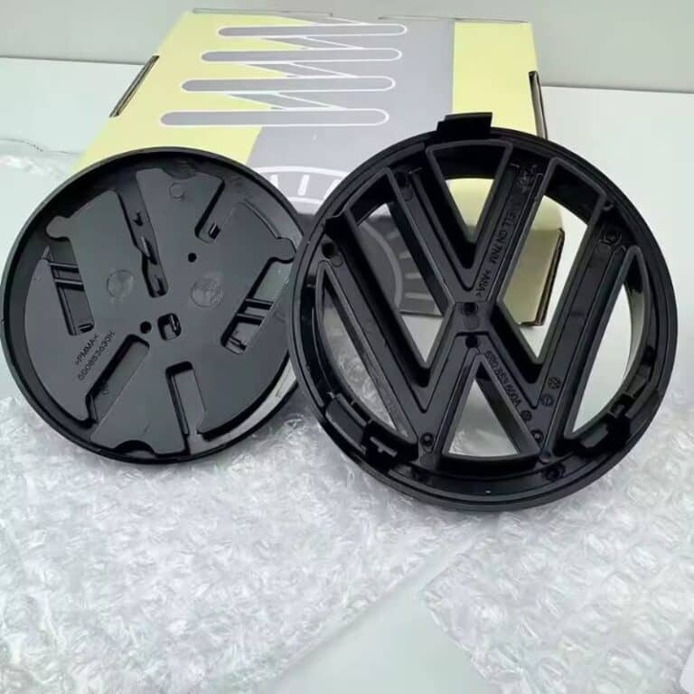 Logo Volkswagen Polo 5 noir arrière