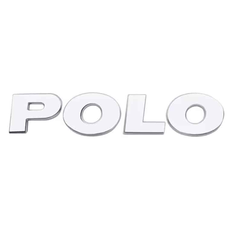 VW Polo Stickers argent