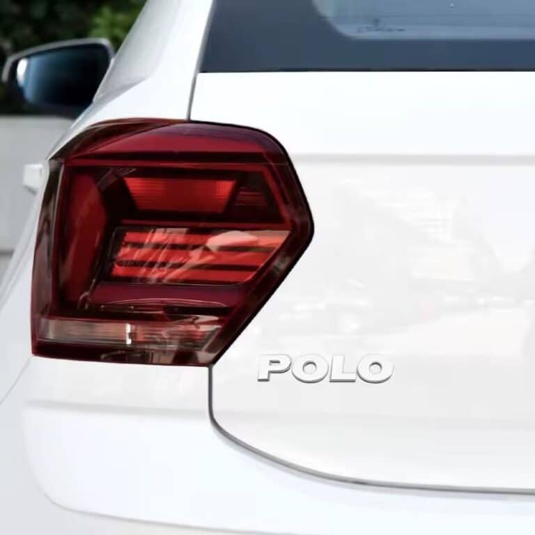 VW Polo Stickers argenté