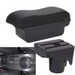 Accoudoir Golf 5 no usb coutures noires