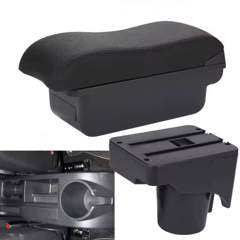 Accoudoir Golf 5 no usb coutures noires